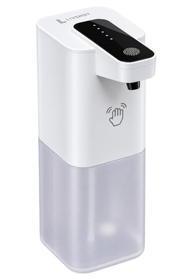 LIVSMRT Automatic Rechargeable Foam Soap Dispenser | Touchless Infrared Sensor | USB Type-C Charging | 4 Adjustable Foam Levels | 350ml