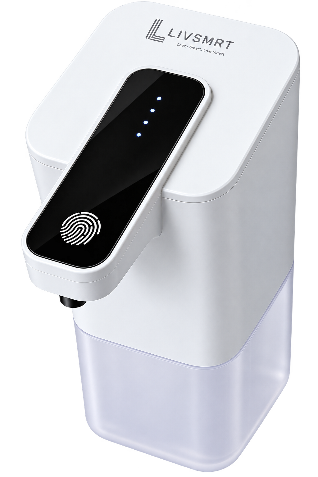 LIVSMRT Automatic Rechargeable Foam Soap Dispenser | Touchless Infrared Sensor | USB Type-C Charging | 4 Adjustable Foam Levels | 350ml