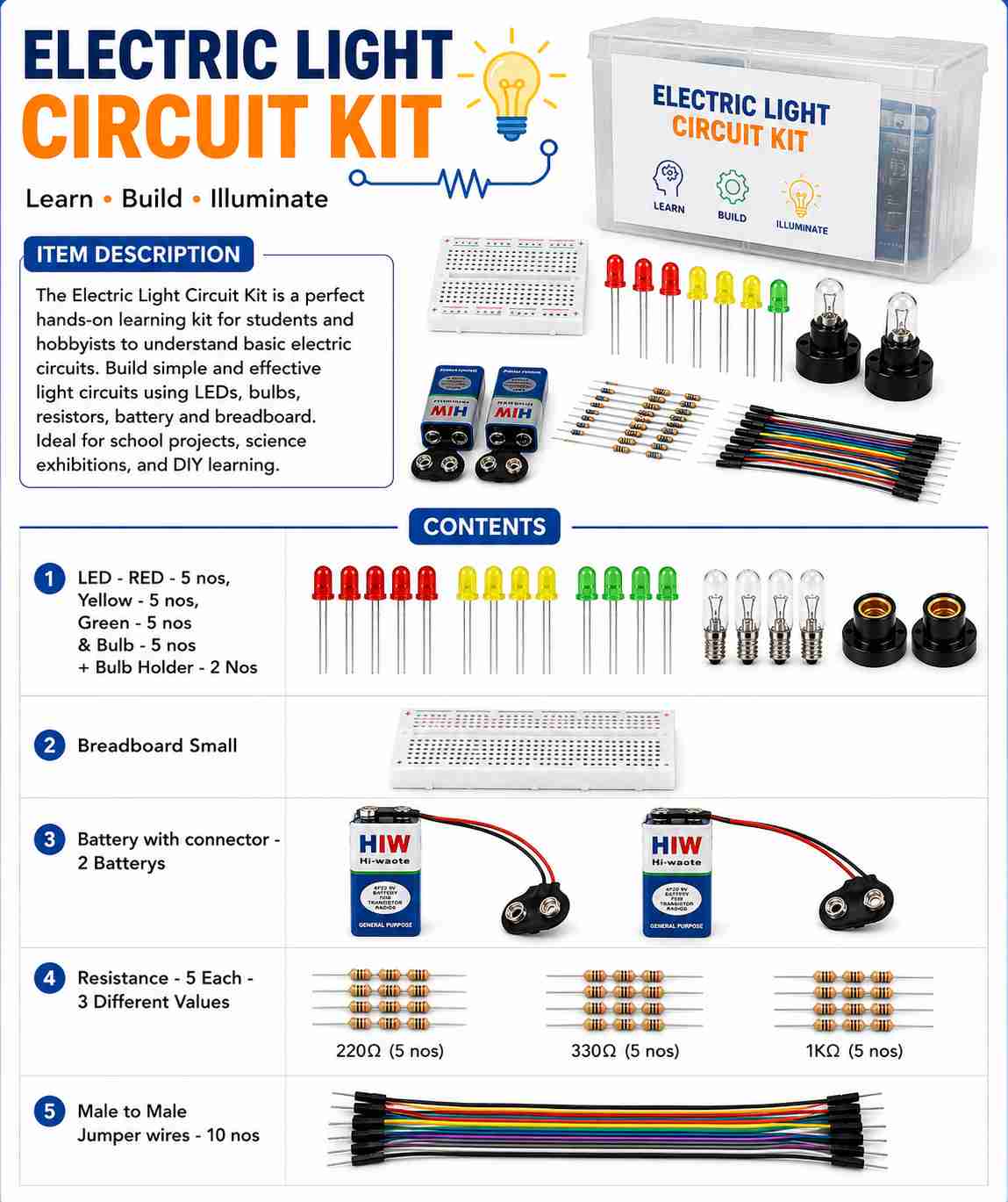Electric Light Circuit Kit