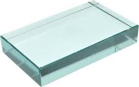Glass Slab 100x60x18mm