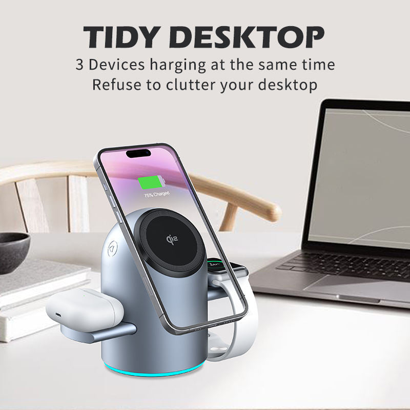 Wireless charger 3 in 1 15W Stylish