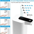 LIVSMRT Automatic Rechargeable Foam Soap Dispenser | Touchless Infrared Sensor | USB Type-C Charging | 4 Adjustable Foam Levels | 350ml