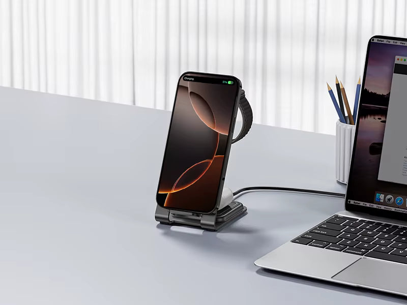 3 in 1 Wireless charger Aluminium alloy