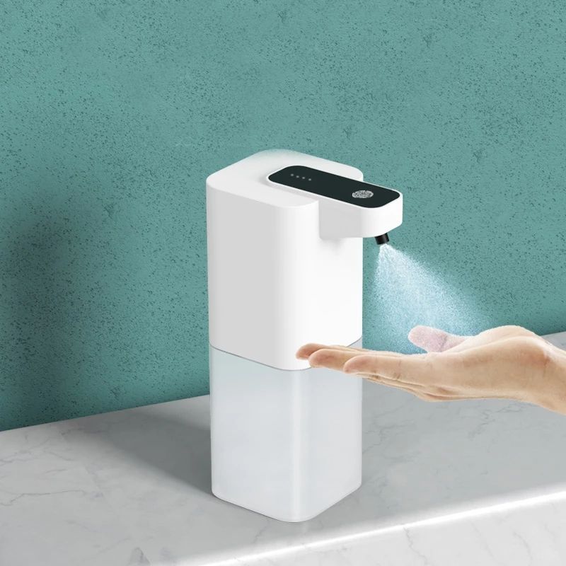 LIVSMRT Automatic Rechargeable Foam Soap Dispenser | Touchless Infrared Sensor | USB Type-C Charging | 4 Adjustable Foam Levels | 350ml