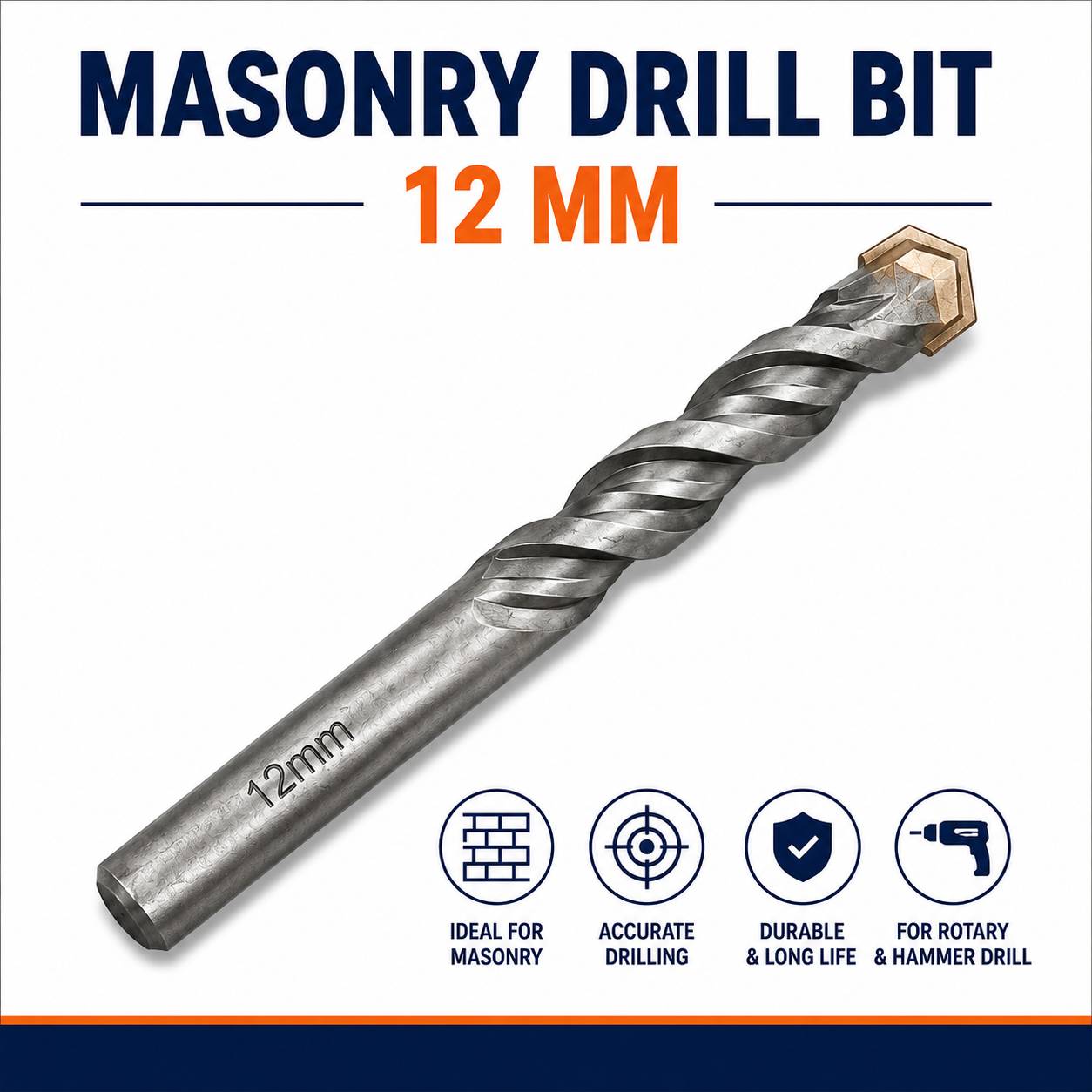Masonry bits for wall drill (Deewar vali drill) 12 mm good quality