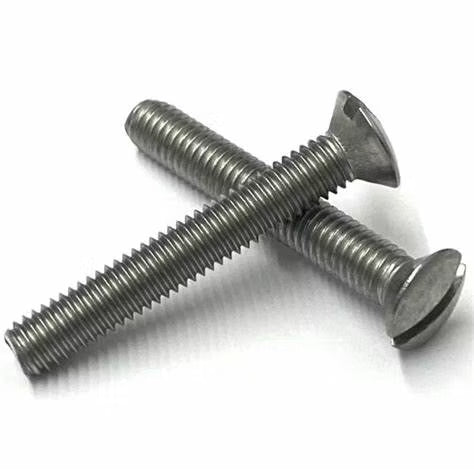 Bolt 1 inch 25.4 mm Long flat Head