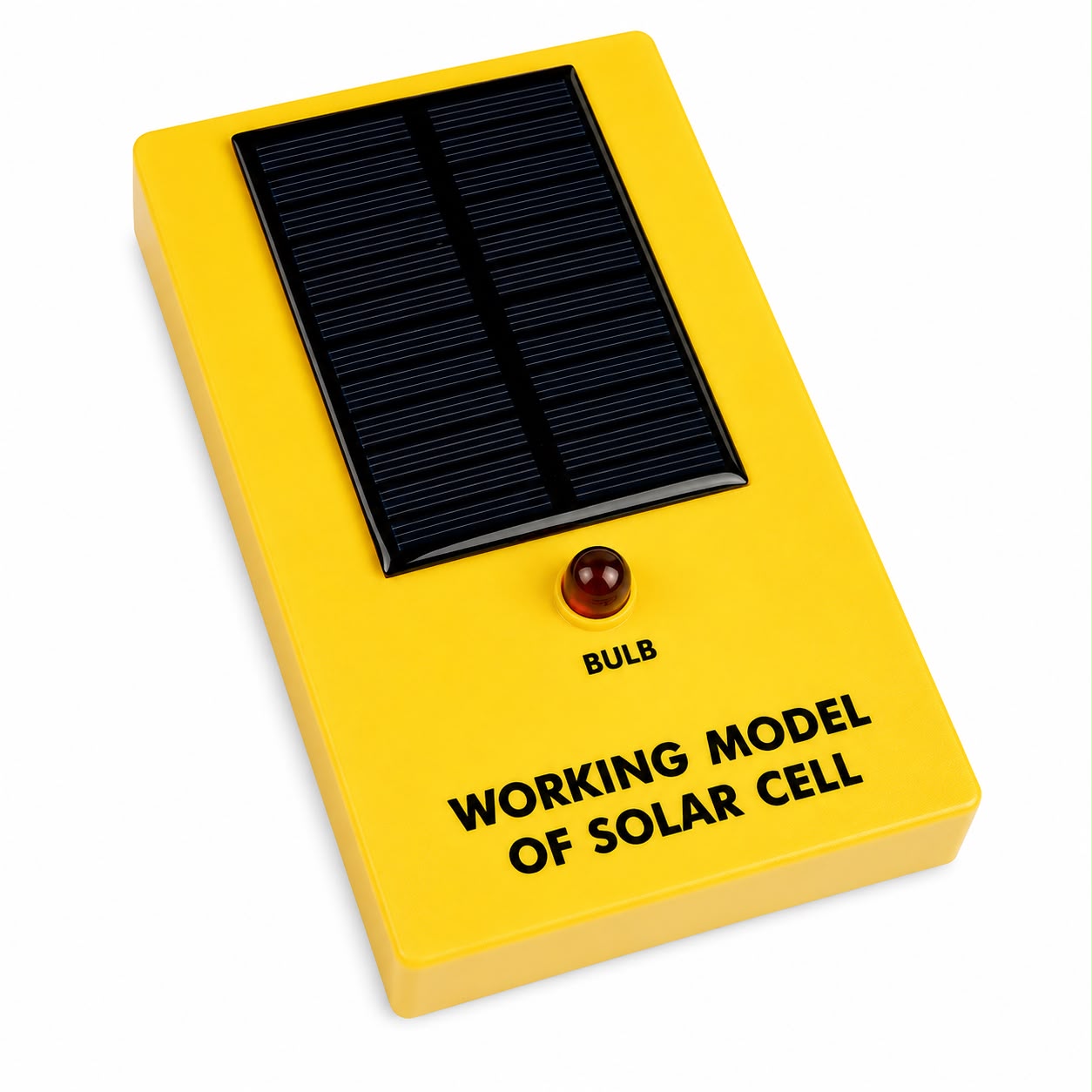 WORKING MODEL OF SOLAR CELL
