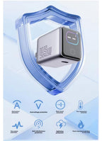 45 W Fast Charger Type-C with AI Smart Display